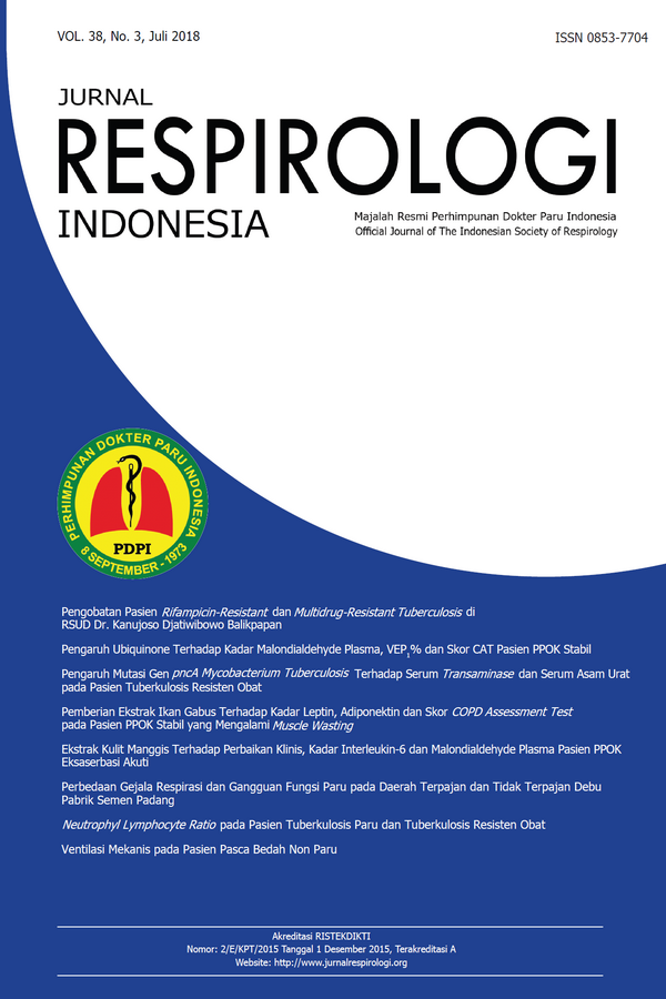 Jurnal Respirologi Indonesia